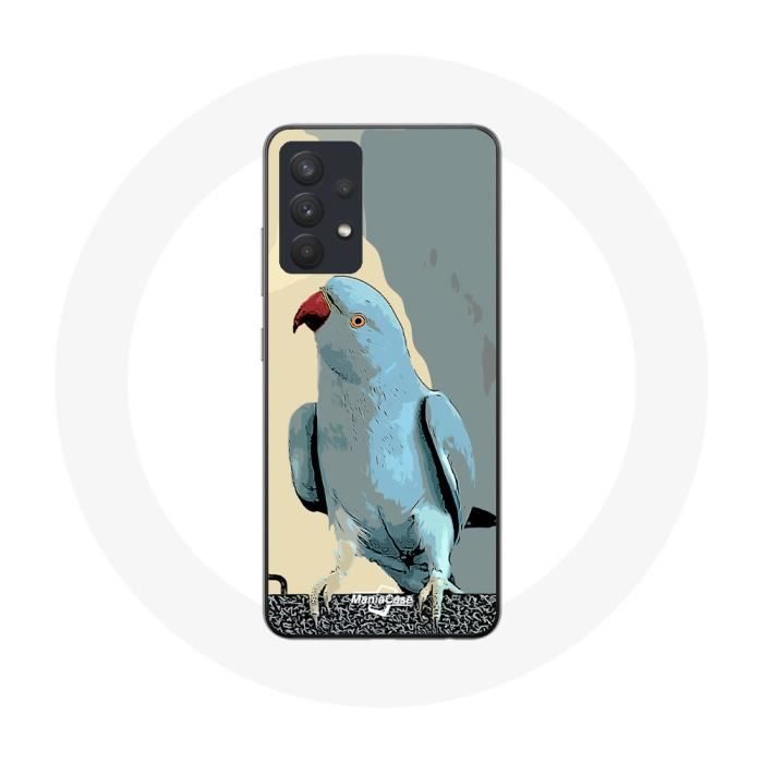 Case for Samsung Galaxy A13 4G / A13 4G Lite Parakeets Parrots Blue