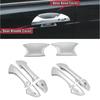 Для Honda Accord Coupe 2008-2012 2-дверный ABS Хромированные Накладки на Боковые Ручки и Накладка на Углубление Дверной Ручки Стайлинг Автомобиля 2009 2010 2011