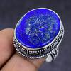 Lapis Lazuli Gemstone 925 Sterling Silver Jewelry Ring Size 7.5