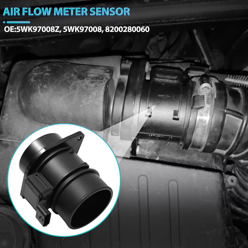 Датчик массового расхода воздуха MAF для Renault Clio Master Trafic Kangoo Megane Scenic Vauxhall Vivaro Movano 1,5 2,0 2,5 5WK97008Z