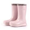 Fashion Women's Four Seasons Rain Boots High Tube Waterproof Non-slip Plus Cotton Warm And Comfortable Pull-on Rain Boots 36-41