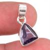 Natural Alexandrite Gemstone Handmade 925 Solid Sterling Silver Pendant 1'' O2I05