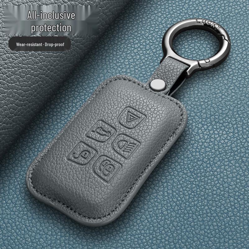 Чехол для ключа автомобиля Jaguar для XEL, XFL, E-PACE, I-PACE, F-TYPE – Унисекс Корпус и Пряжка
