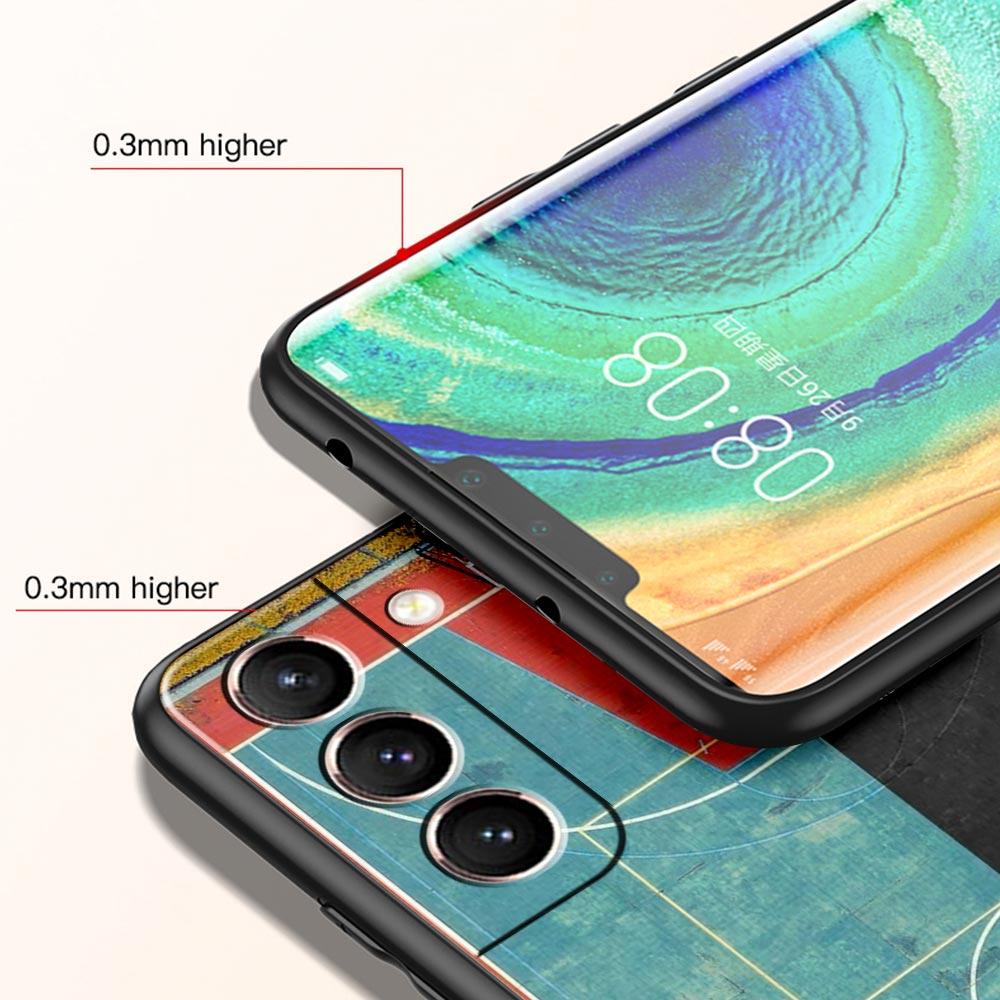 Чехол для телефона с тактической доской для футбола и баскетбола для Samsung Galaxy S26 Ultra S25 Plus S24 FE S23 S22 5G S21 S20 Черный Мягкий