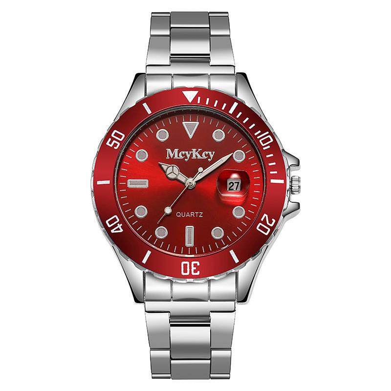 Mens Business Quartz Wristwatch With Mineral Glass And Simple Dial For Office Use