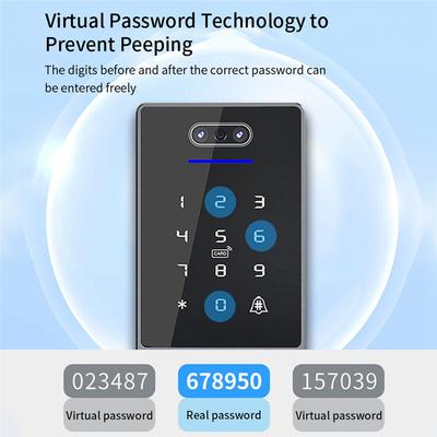 B03B-Ttlock Клавиатура контроля доступа с распознаванием лица Автономный водонепроницаемый контроллер доступа по отпечатку пальца для дверного замка
