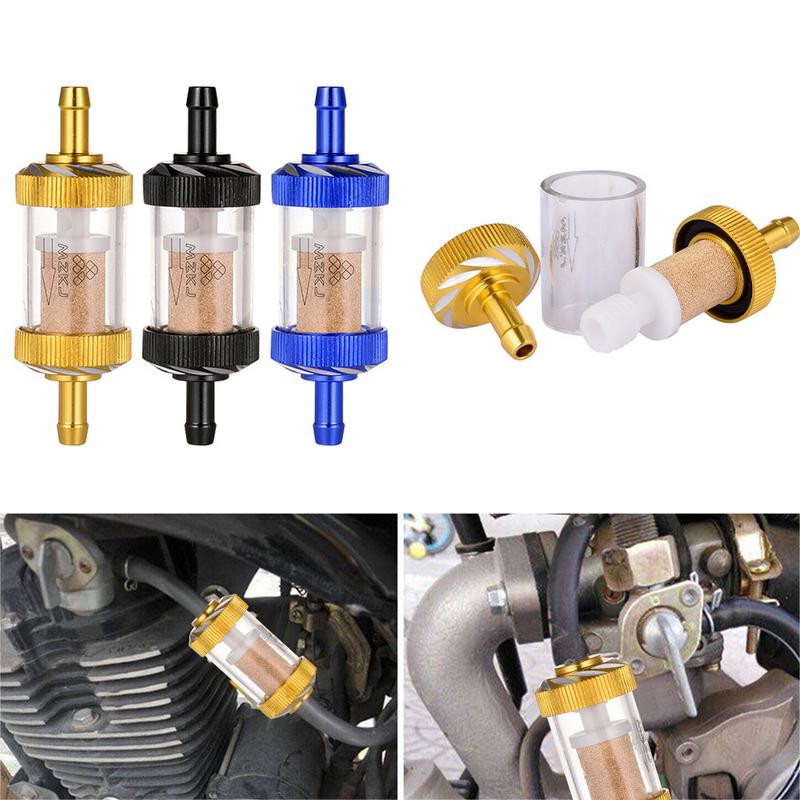Replacement Fuel Filter Practical Durable Motorcycle Fuel Oil Filter Gasoline Separator for ATV Dirt Pit Bike Motocross
