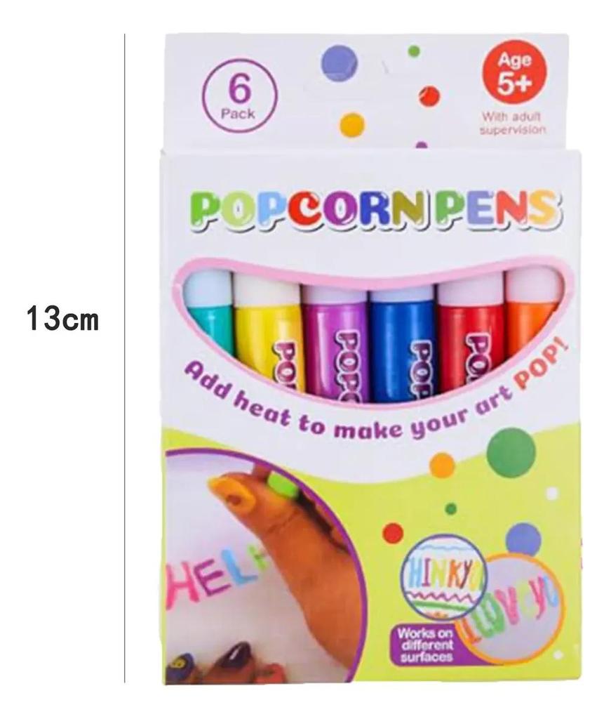 High-Quality DIY Popcorn Drawing Pens (Puffy Pens)