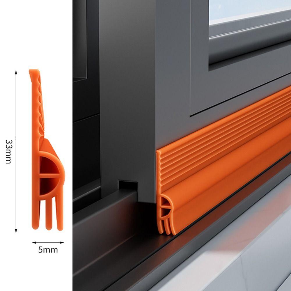 2/4 м Ветрозащитная уплотнительная лента для раздвижных окон, защита от насекомых, уплотнитель, защита от сквозняков