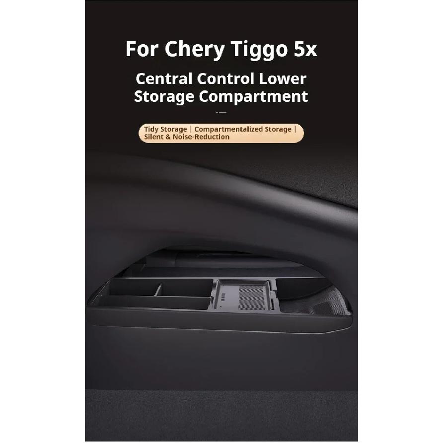 Для Chery Tiggo 5X Силиконовый ящик для хранения Подслой центральной консоли Модификация Специальные аксессуары для интерьера автомобиля Органайзер