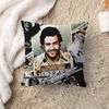 TV Series NNarcos Decorative Room Aesthetics Pillow Case Home Decor Bedroom Sofa Bed Couch Pillow Cover x