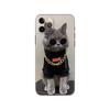 Крутой чехол для телефона с очками Cat для iPhone 5 5S 2020se 6 6s 7 8 plus x 10 XR XS 11 12 13 mini pro MAX, черная задняя крышка из ТПУ