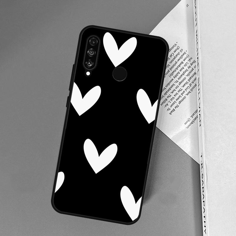 Милое Красивое Маленькое Белое Сердце Для Huawei Nova 11i 12i 12s 8i 7i Y73 Y70 Y90 Y60 Y72 Y61 Y91 9 10 SE P30 Pro P40 Lite Чехол