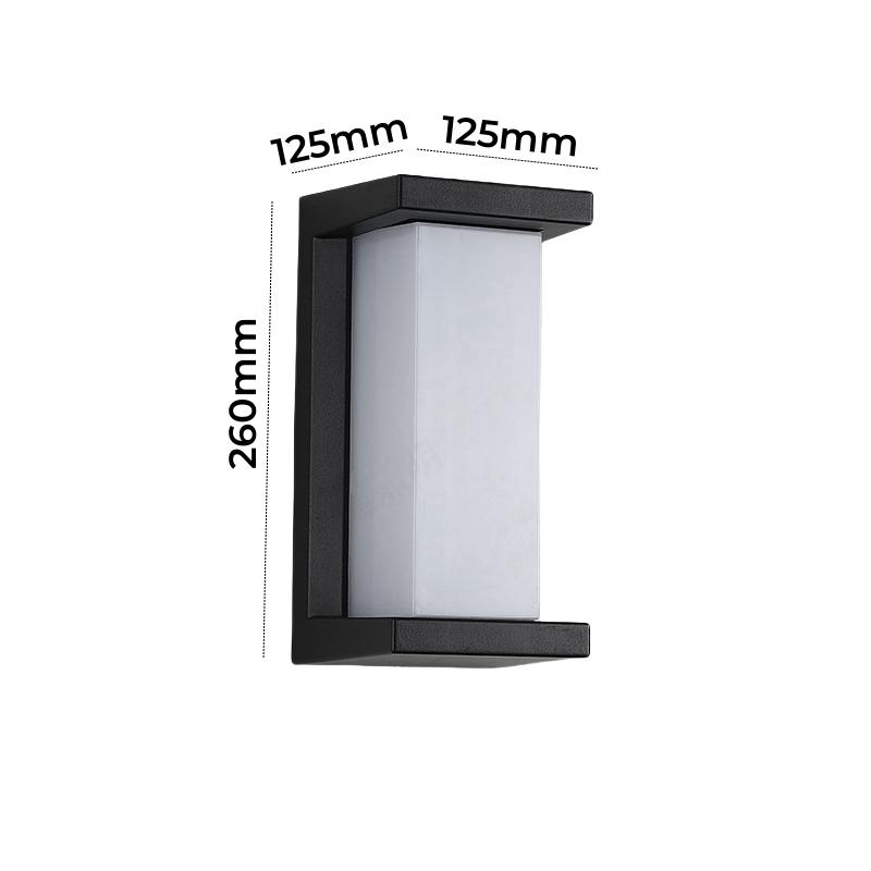 Современный светодиодный уличный настенный светильник E27 водонепроницаемый IP65 алюминиевый светильник для крыльца садовый забор уличный наружный настенный светильник бра освещение 110/220 В