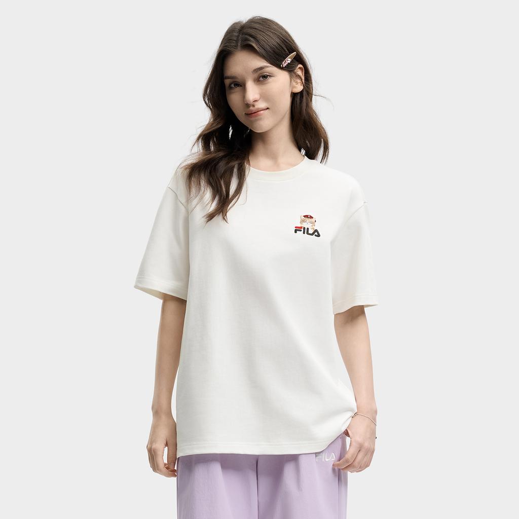 Fila ОРИГИНАЛЬНАЯ футболка унисекс Cloud White F51U629101FWT