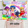 82. True and the Rainbow Kingdom Personalised Custom Banner Backdrop Party Supplies