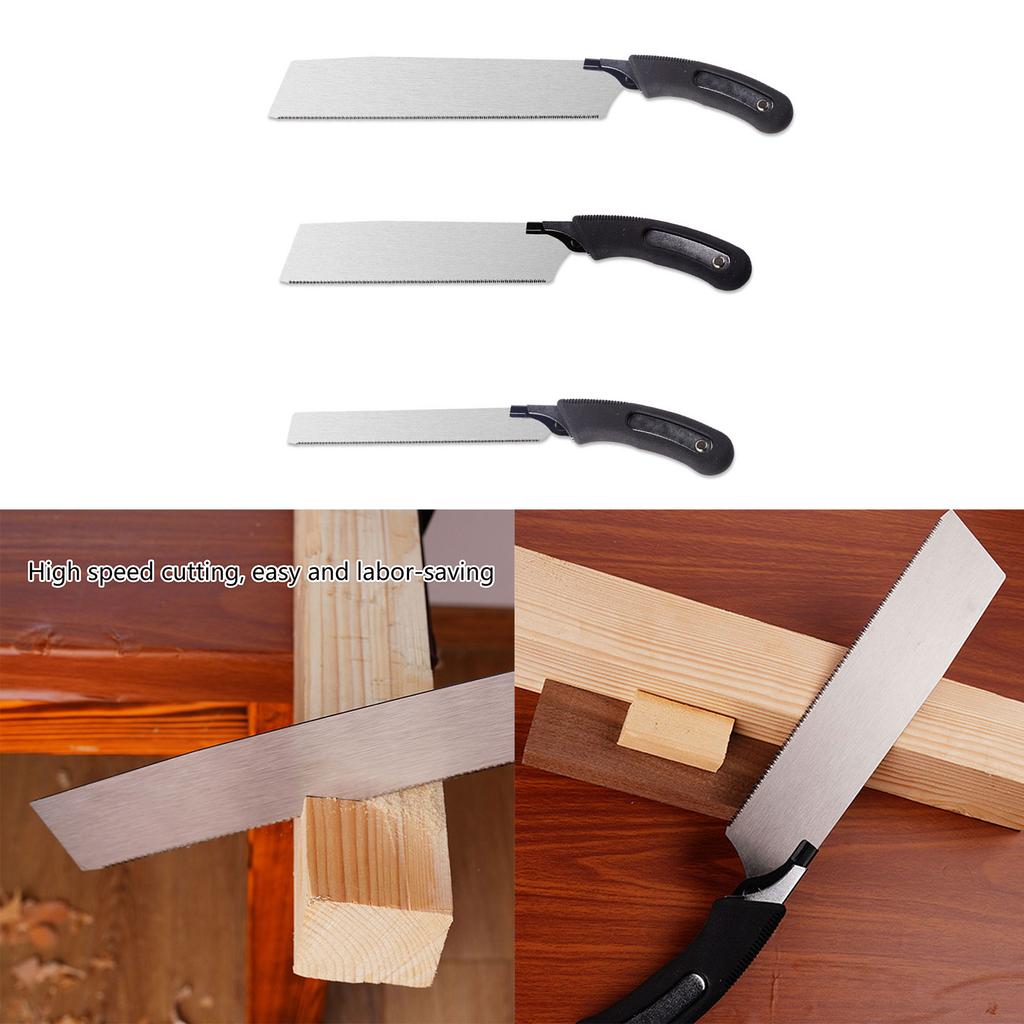 Professional Woodworking Saw Japanese Pull Saw with Fine Teeth Fast and Accurate Cutting Tool for Construction Workers