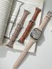 Тонкий кожаный ремешок для Apple Watch 44 мм 40 мм 41 мм 42 мм 38 мм 49 мм 44 мм браслет apple watch 8 45 мм ремешки Ultra 9 7 se 3 4 6