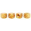 4Pcs/Lot Aluminum Alloy Car-styling AUTO Dice Dust Valve Caps Car Motorcycles Electric Cars Tire Valve Dust Cap Valve Stems 1