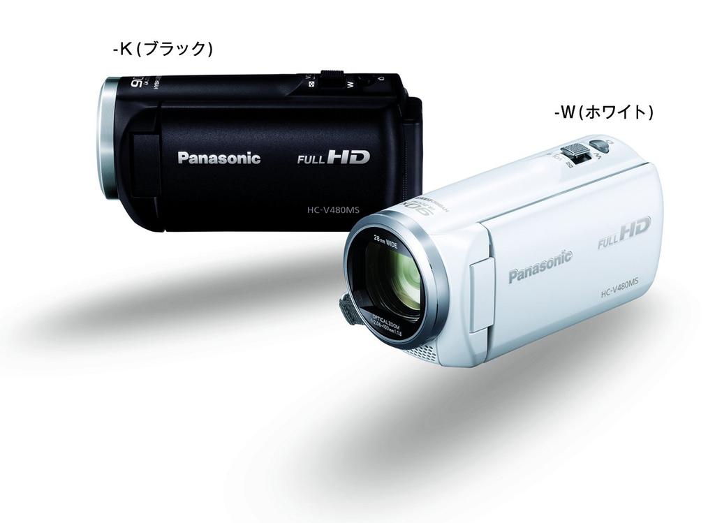 Panasonic HD Видеокамера V480MS 32 ГБ Высокое увеличение 90x Zoom Черная HC-V480MS-K