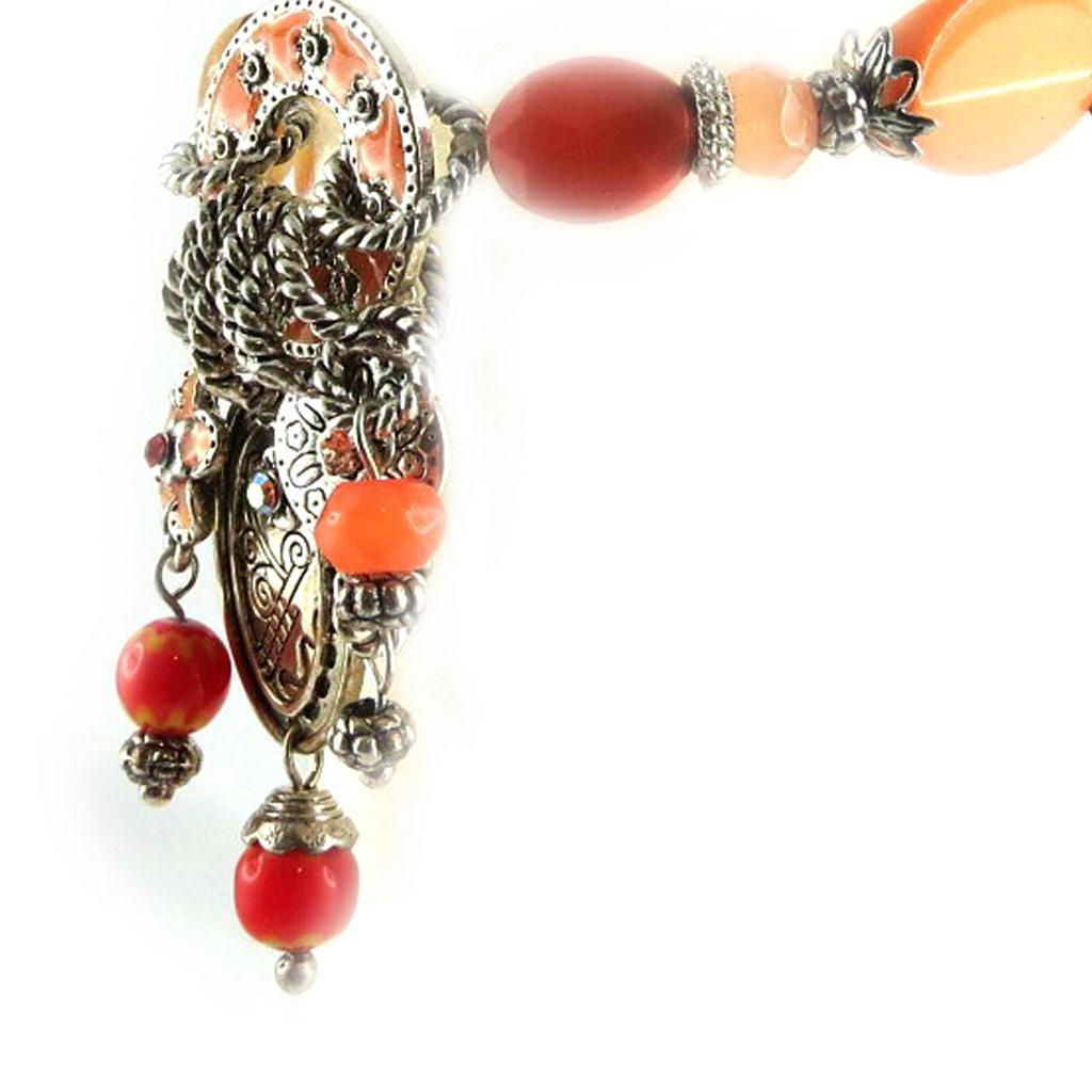 Les Trésors De Lily [E0461] — Оранжевый дизайнерский браслет «Таласса»