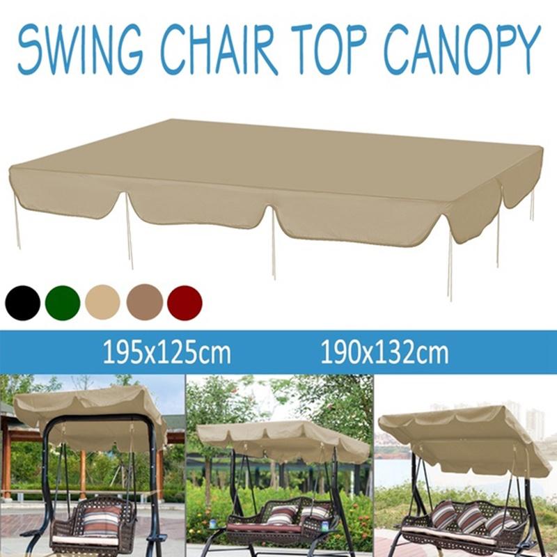 Anti-uv Swing Seat Canopy Cover With Bandages For Outdoor Use