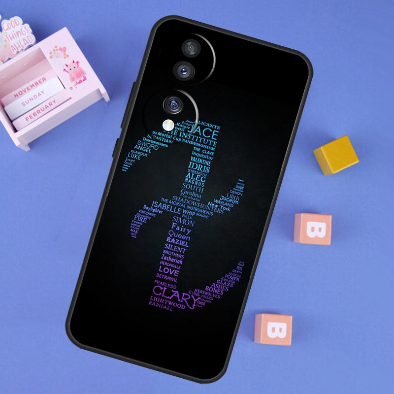 Чехол Ангельская Руна Теневые Охотники для Honor 400 Pro 200 70 90 Lite X9a X9b X9c X9d X8b X8c Win RT Magic 8 5 6 7 Pro Чехол
