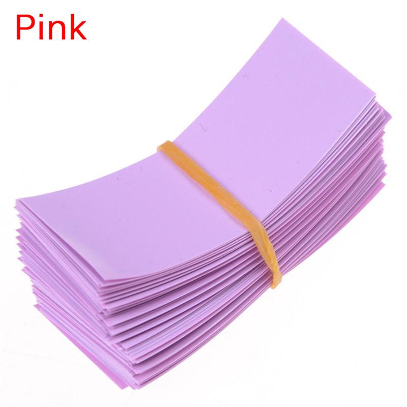 100 шт. 18650 аккумуляторная обертка ПВХ термоусадочная трубка предварительно нарезанная аккумуляторная пленка лента крышка