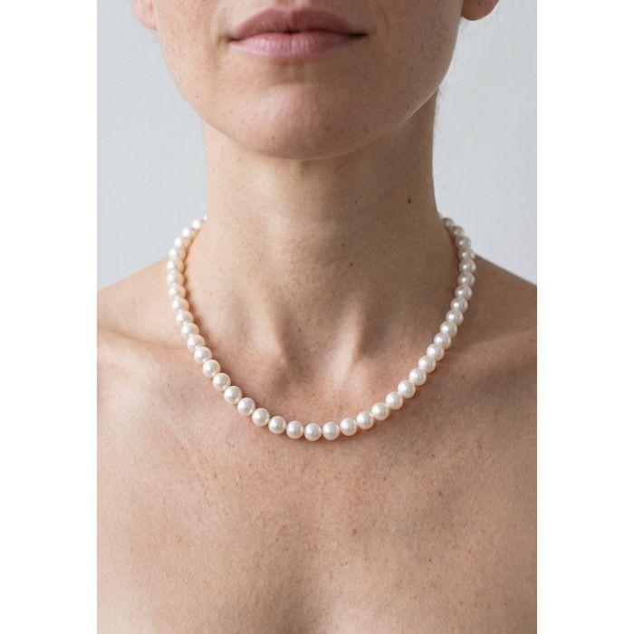 Collier - Pearls & Colors - Prestige - Perle de Culture d'Eau Douce Semi-Baroques - Perle Blanche - Qualité AAA+ - Femme