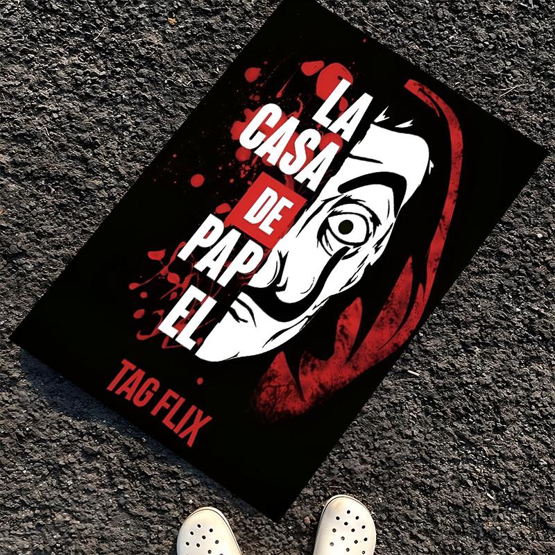 La Casa De Papel Printed Carpet, Rug for Office Chair Living Room Bedroom Kitchen Room Decor Gifts.