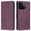 Чехол-книжка для Honor X7d 5G Etui на For Honor X7d HonorX7D Классический телефон Кошелек Кожаные чехлы LGN-NX1 Coque Слот для карт Задняя крышка