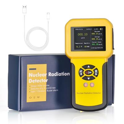Счетчик Гейгера Высокоточный прибор для измерения радиации BTMETER Прибор для измерения радиоактивности Детектор ядерного излучения ЖК-дисплей