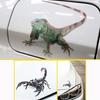 3D наклейка-паук-ящерица автомобиль-скорпион зеркало автомобиля окно бампер наклейка декор