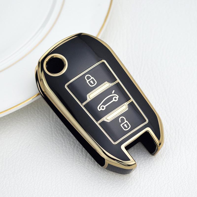 Чехол для дистанционного ключа из ТПУ для Peugeot 208 107 206 306 307 308 2008 3008 4008 5008 RCZ Citroen C1 C2 C3 C4 C5 CACTUS C8 протектор