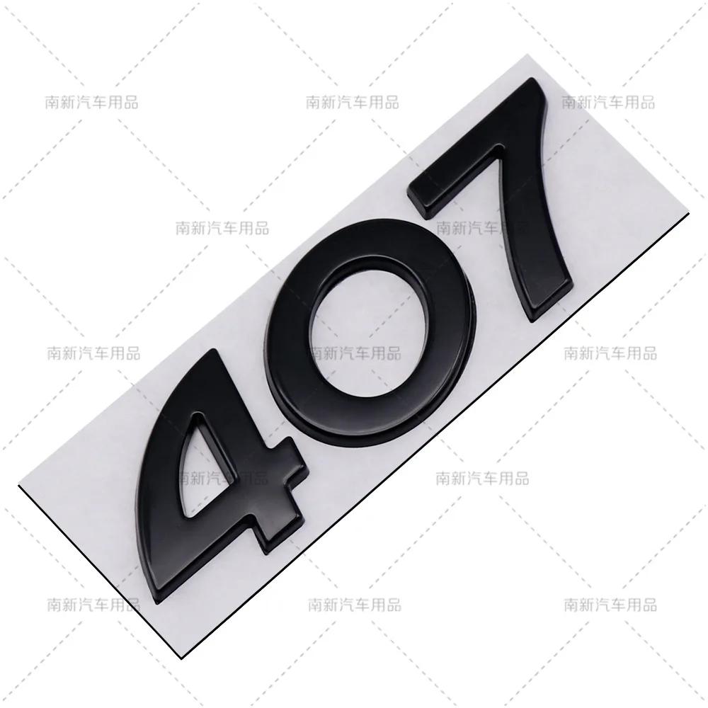 3D Car Sticker Rear Trunk Badge For Peugeot 206 207 301 307 308 408 508 2008 YTWY3 3008 4008 5008 Letters Replace Emblem Accessories