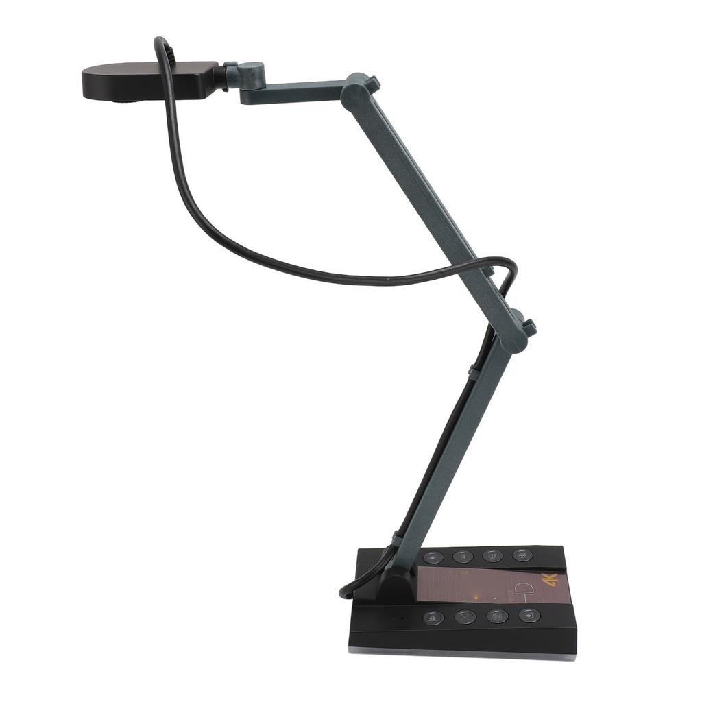 4K USB Document Camera with LED Light HD Multimedia Interface Support 128G Memory Card 30fps Foldable 4K Document Camera