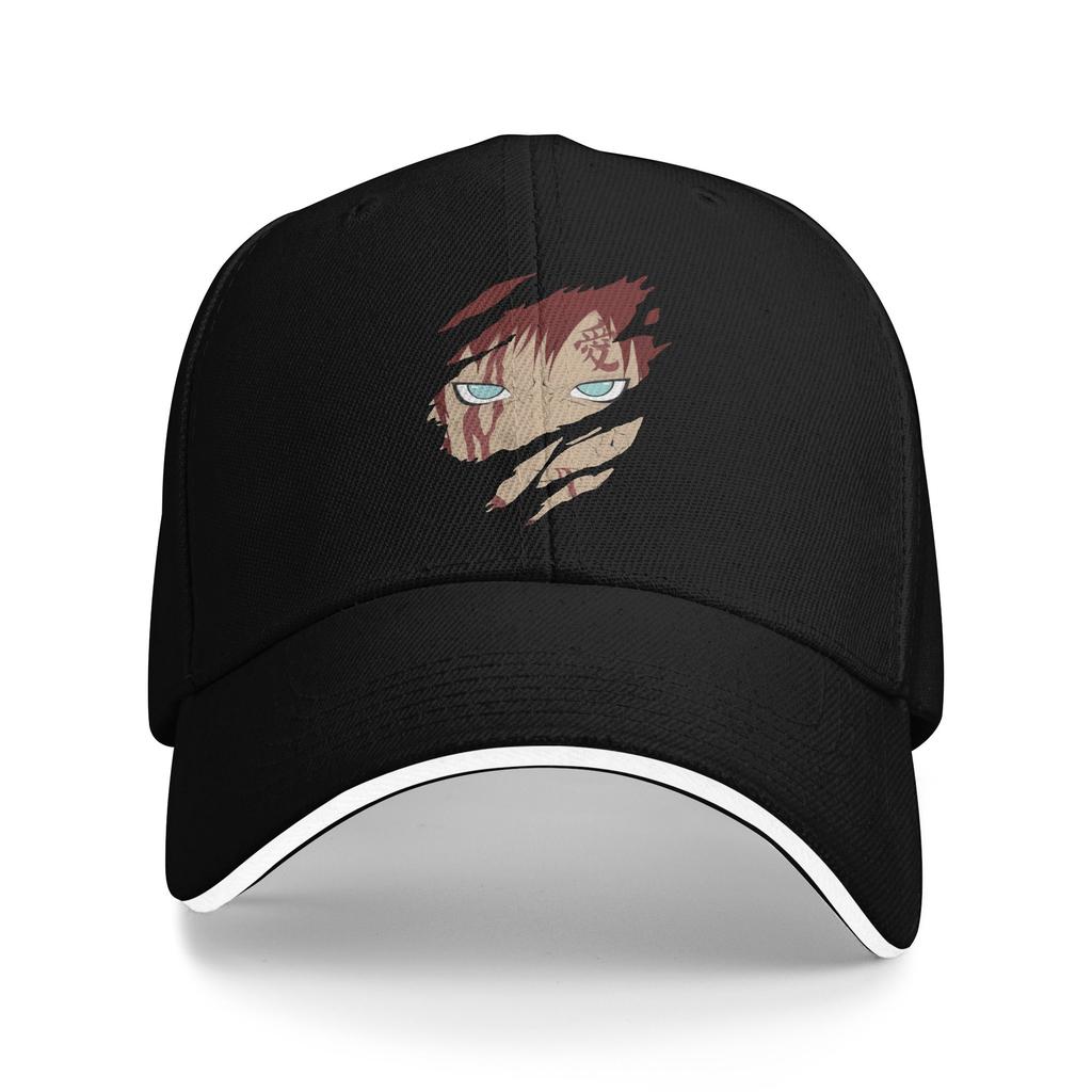 Naruto Gaara Face Sun Hat Spring Golf Cap Unisex Anime Hip Hop Baseball Cap New Outdoor Hats