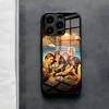 Чехол для телефона The Goonies для iPhone 17 Air 16 E Pro Max 15 14 13 Mini 12 Pro 11 Max Plus Черное Стеклянное Покрытие