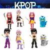 8 шт. Милая группа Охотников на ведьм KPOP Серия фигурок Группа главных героев Модель Сороки Аниме Игра Кукла Модель Украшение для дома