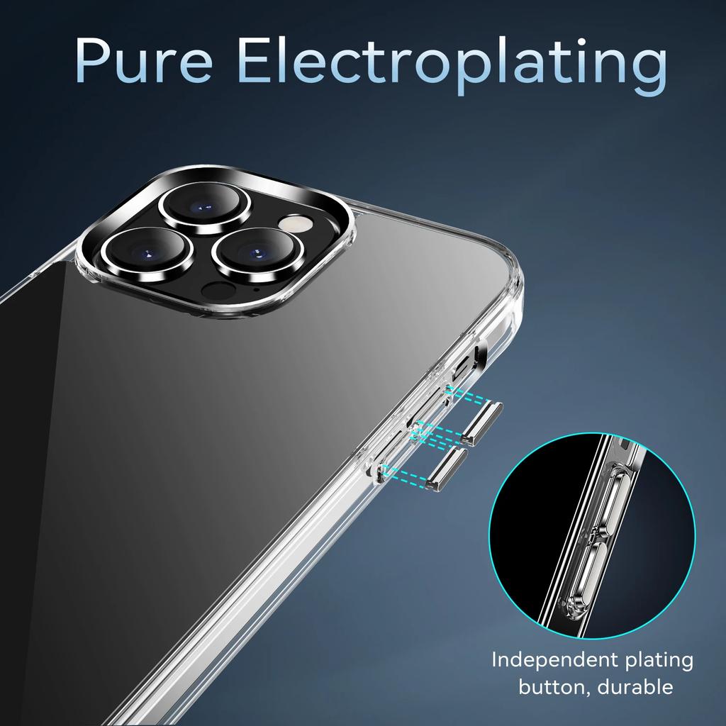 Кристально прозрачный чехол MagSafe для iPhone 15 14 13 12 Pro Max с подставкой, усиленная магнитная сила, защита от пожелтения, тонкий чехол для телефона