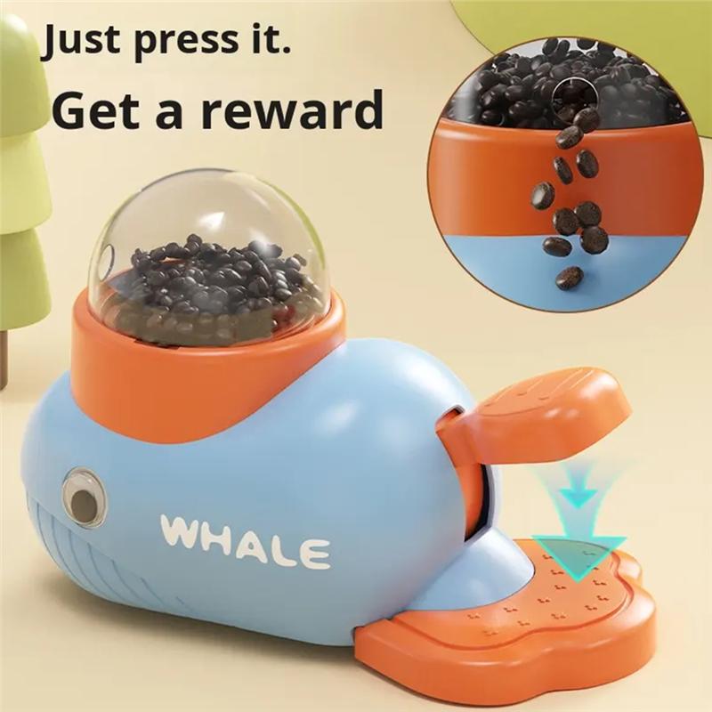 Интерактивная кормушка-дозатор для собак в форме мультяшного героя, противоскользящая конструкция, кормушка для тренировок, развивающие игрушки для питомцев, розовый