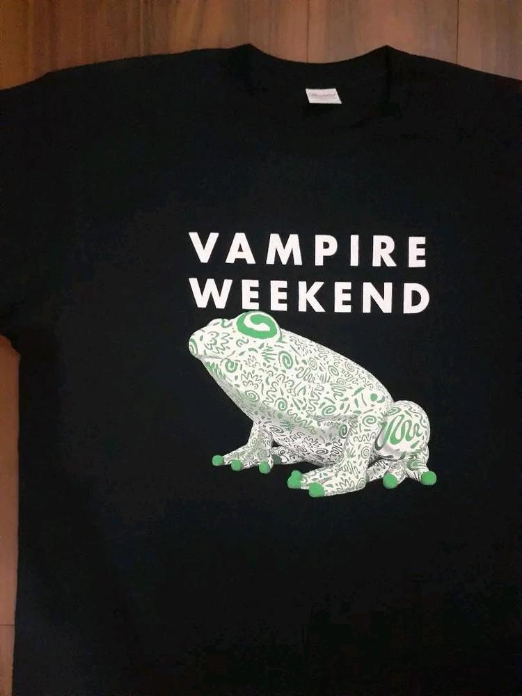 Унисекс футболка Vampire Weekend Подарок фанату S-5XL Черная футболка BO092 Унисекс футболка