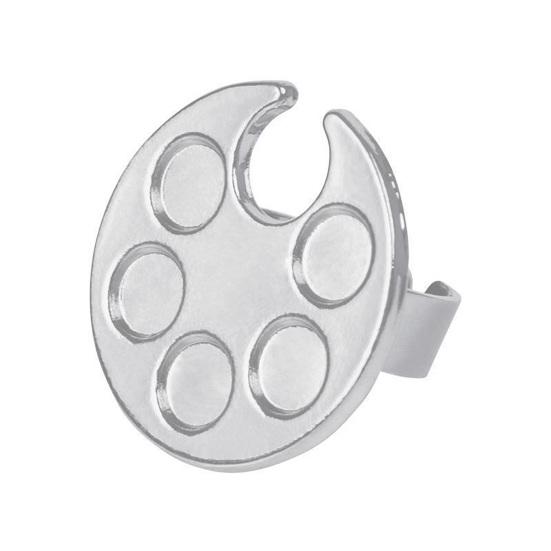 Mini Claw Ring Palette 3D Printed Nail Art Color Palette Mixing Ring Portable Small Nail Color Blending Tray for Nail Polishes