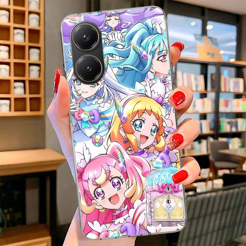 Pretty Cure Anime Phone Case For Xiaomi Poco F7 Ultra X7 X6 X5 Pro M7 Redmi 15C 15 13C 13 12C 12 10C 10 9A 9C 9T 9 Shell Poco F7