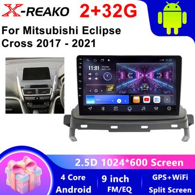 Головное устройство Android для Mitsubishi Eclipse Cross 2017 - 2021 Carplay Auto Car Radio Multimedia Video Player Navigation GPS 4G WIFI QLED