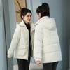 Осенне-зимняя пуховая куртка средней длины, модная стеганая куртка, женская стеганая куртка свободного покроя, толстый бархат плюс
