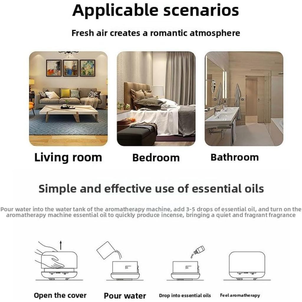 Essential Oils Set - 6 Blends for Diffusers, Home Care, Candle Making Scents, Fragrance, Aromatherapy, Humidifiers, Gifts - Peppermint, Lemongrass