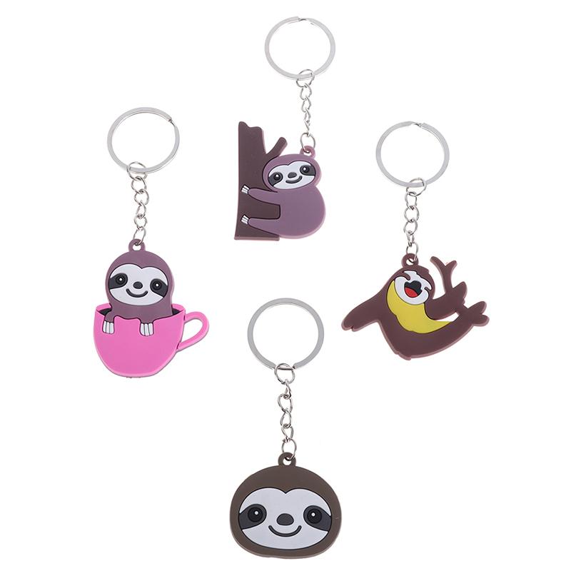 Брелок-подвеска «Сделай сам» из ПВХ «Ленивый», держатель для ключей, подарочная сумка для украшений, телефон, декор