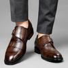 Модная деловая обувь из натуральной кожи для мужчин. Высококачественная модная дизайнерская универсальная мужская обувь для отдыха на природе для свадебных вечеринок.