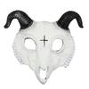 Имитация животного Козла Полнолицевая Маска Хэллоуин Танцевальная Вечеринка Для Взрослых Прямая Трансляция Маска Для Лица Реквизит Череп Овцы